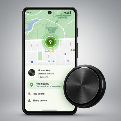 Locatix - Compact Round Bluetooth Item Tracker