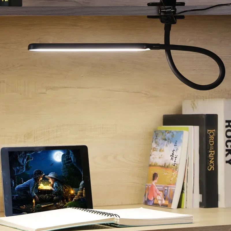 LumiBend - Flexible Gooseneck LED Clip-On Lamp