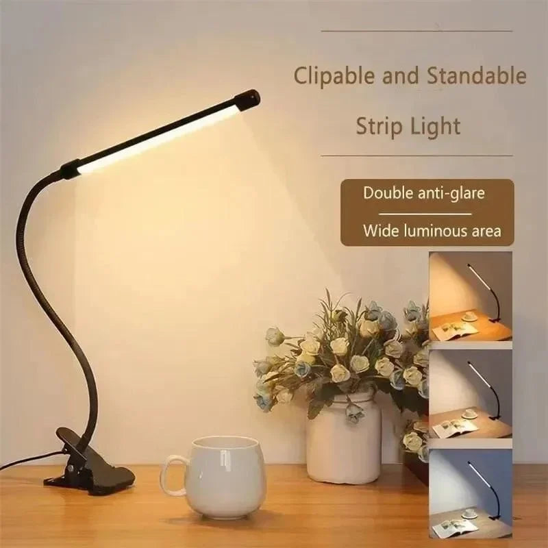 LumiBend - Flexible Gooseneck LED Clip-On Lamp