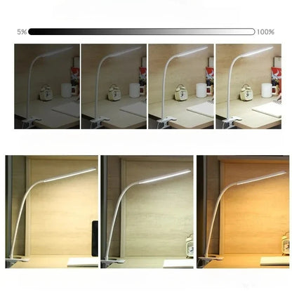 LumiBend - Flexible Gooseneck LED Clip-On Lamp