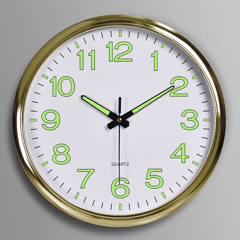 LumiDial - Silent Luminous Modern Wall Clock