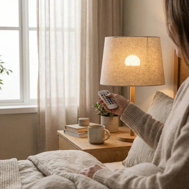 LumiGlow - Rechargeable RGB LED Light Bulb
