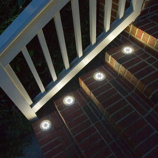 Lumidisk - Solar Powered Ground Lights