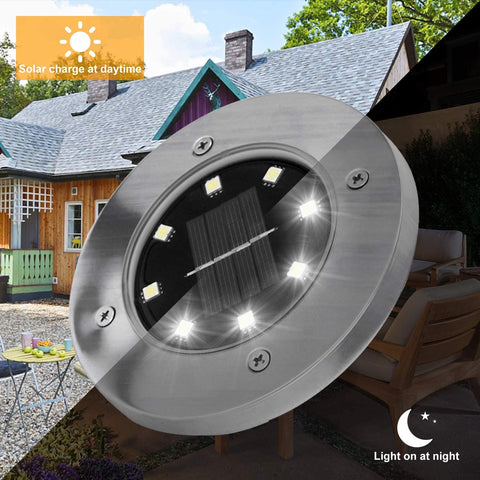 Lumidisk - Solar Powered Ground Lights