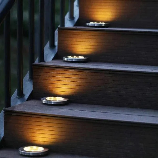 Lumidisk - Solar Powered Ground Lights