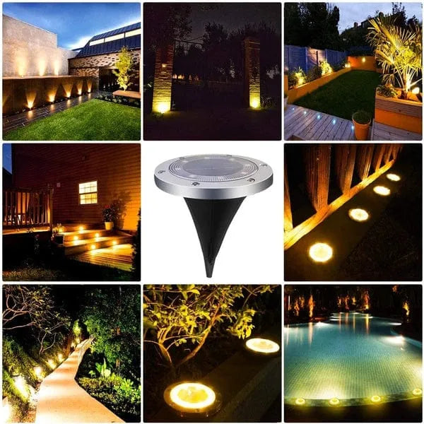 Lumidisk - Solar Powered Ground Lights