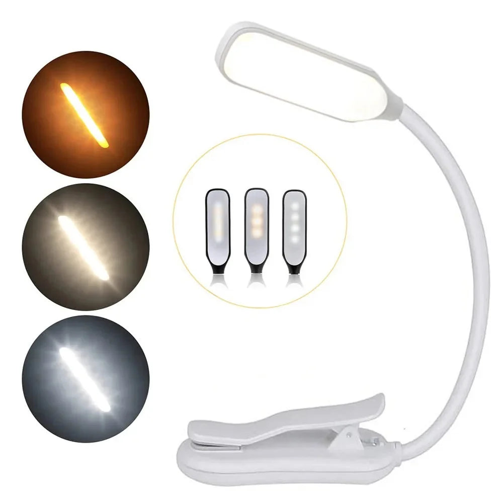 LuminaClip - Rechargeable Clip-On LED Reading Light