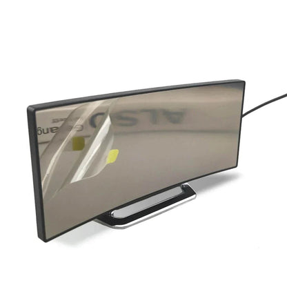 LuminaDesk - Modern Curved Digital Table Clock
