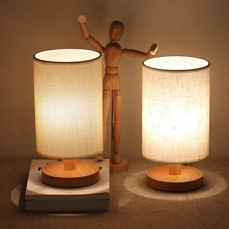 LuminaLamp - Cylindrical Shade Table Lamp