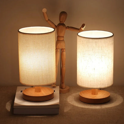 LuminaLamp - Cylindrical Shade Table Lamp