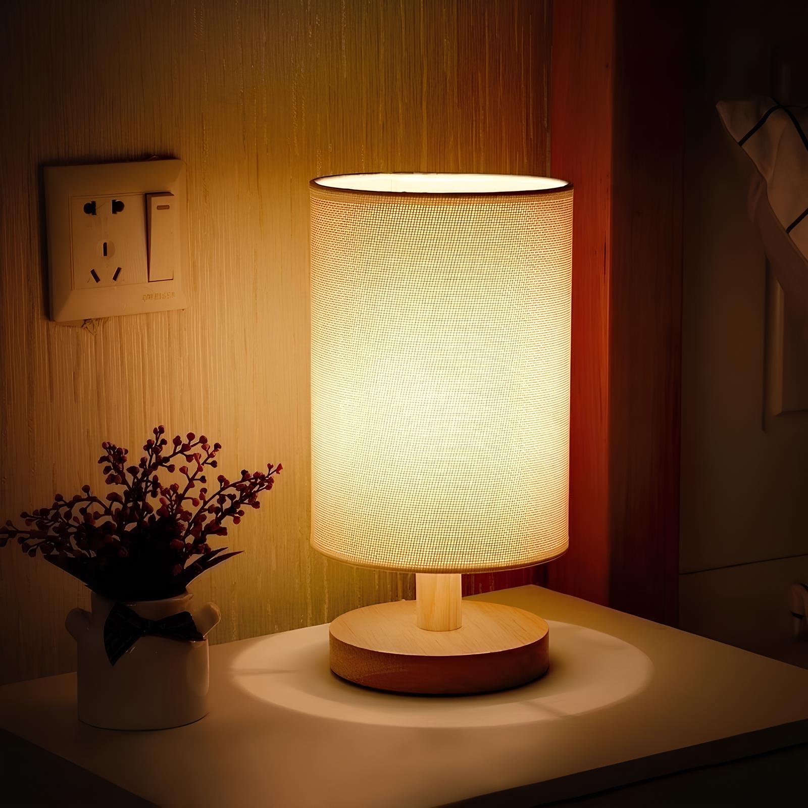 LuminaLamp - Cylindrical Shade Table Lamp
