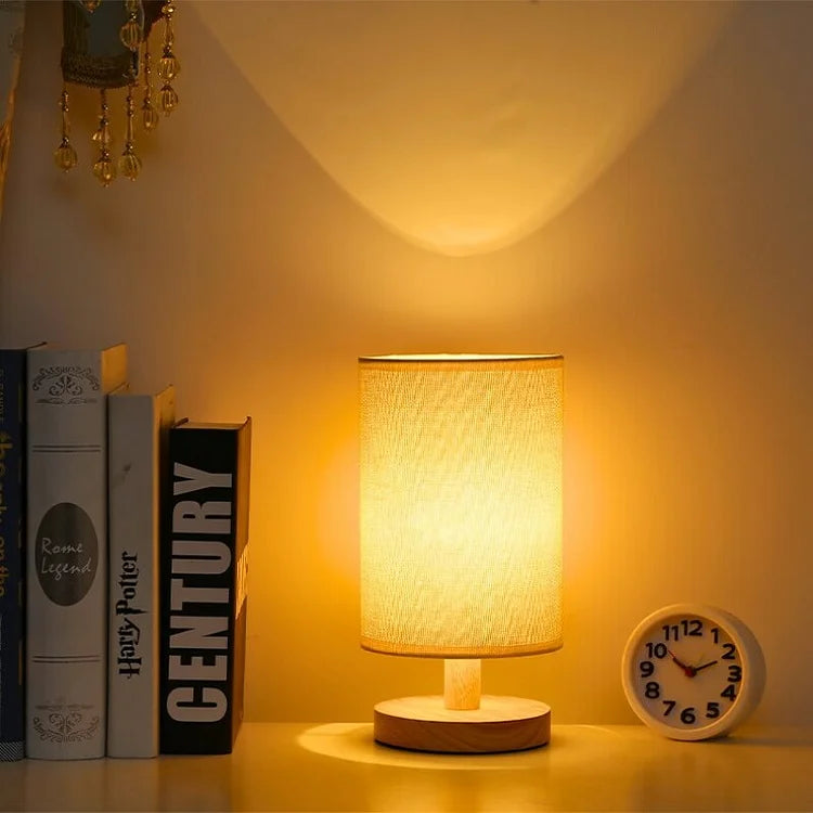 LuminaLamp - Cylindrical Shade Table Lamp