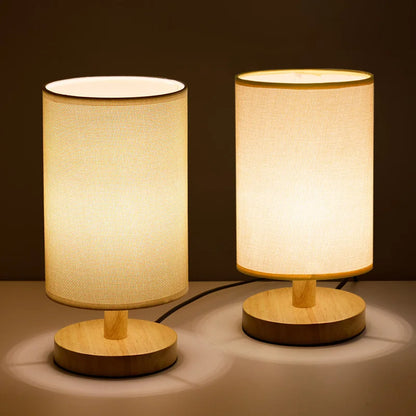 LuminaLamp - Cylindrical Shade Table Lamp
