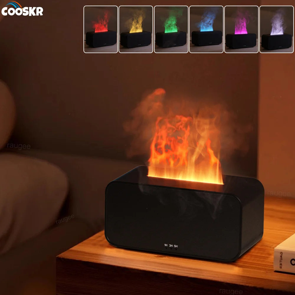 LuminaMist - Compact Flame Effect Aroma Diffuser