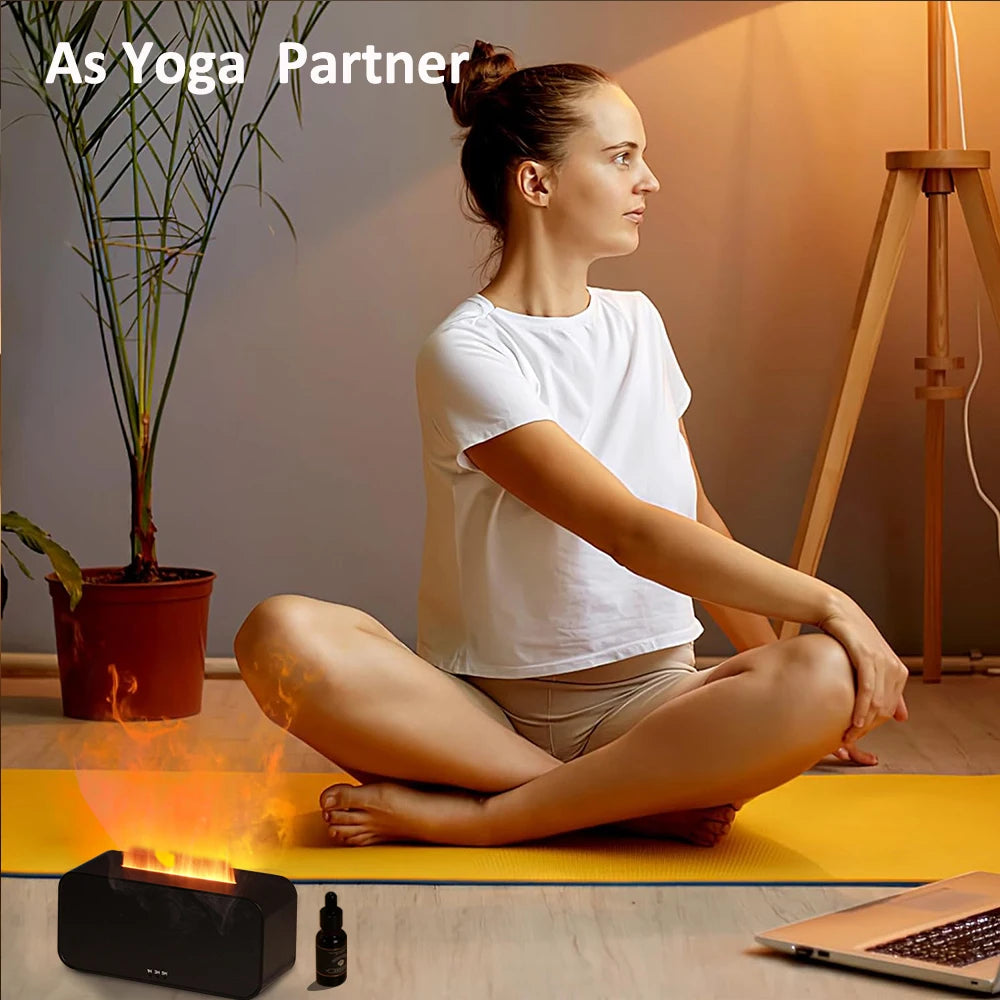 LuminaMist - Compact Flame Effect Aroma Diffuser