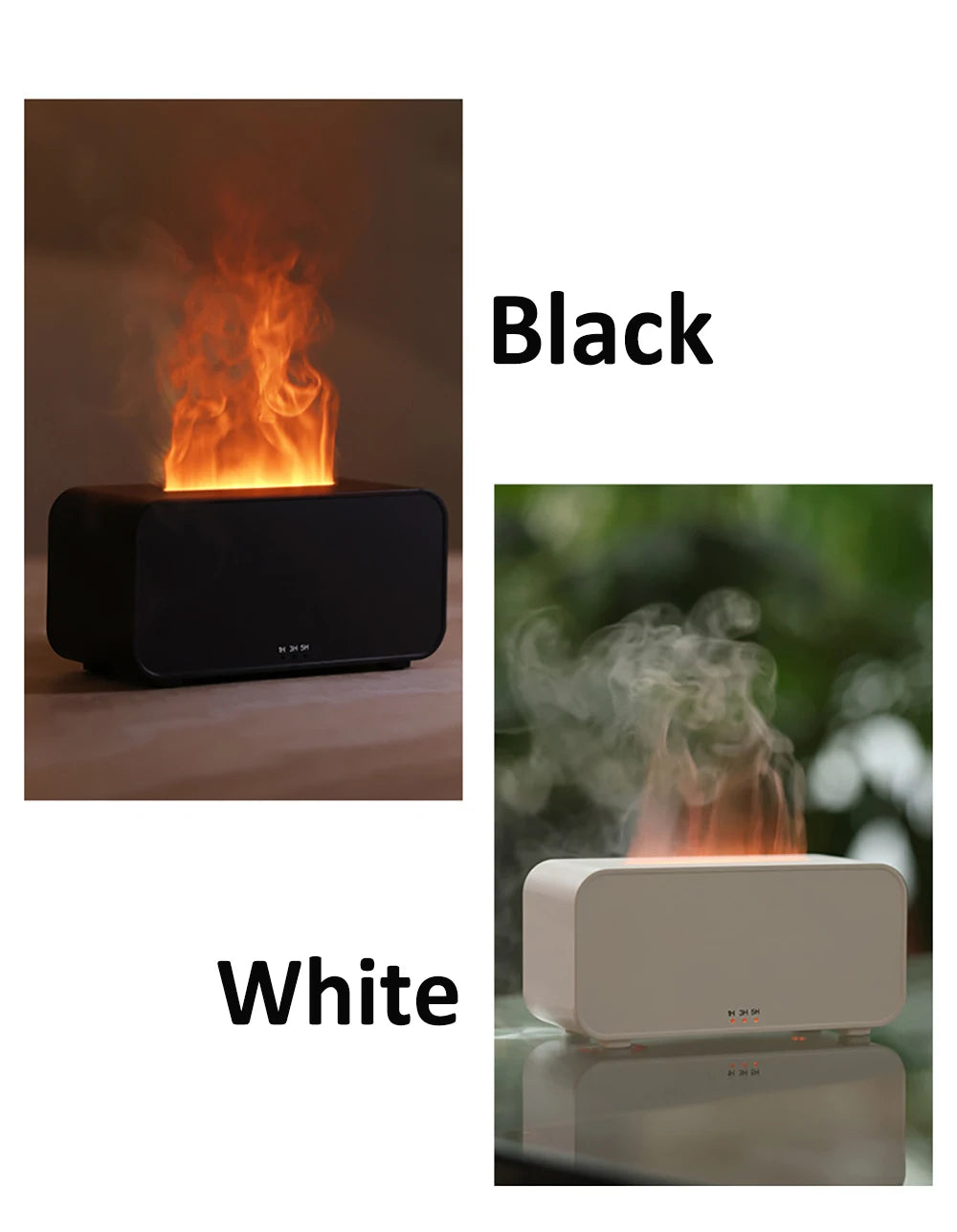 LuminaMist - Compact Flame Effect Aroma Diffuser