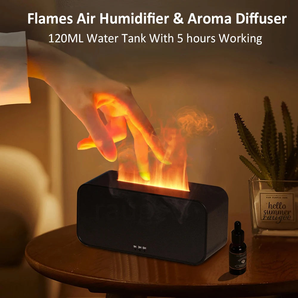LuminaMist - Compact Flame Effect Aroma Diffuser