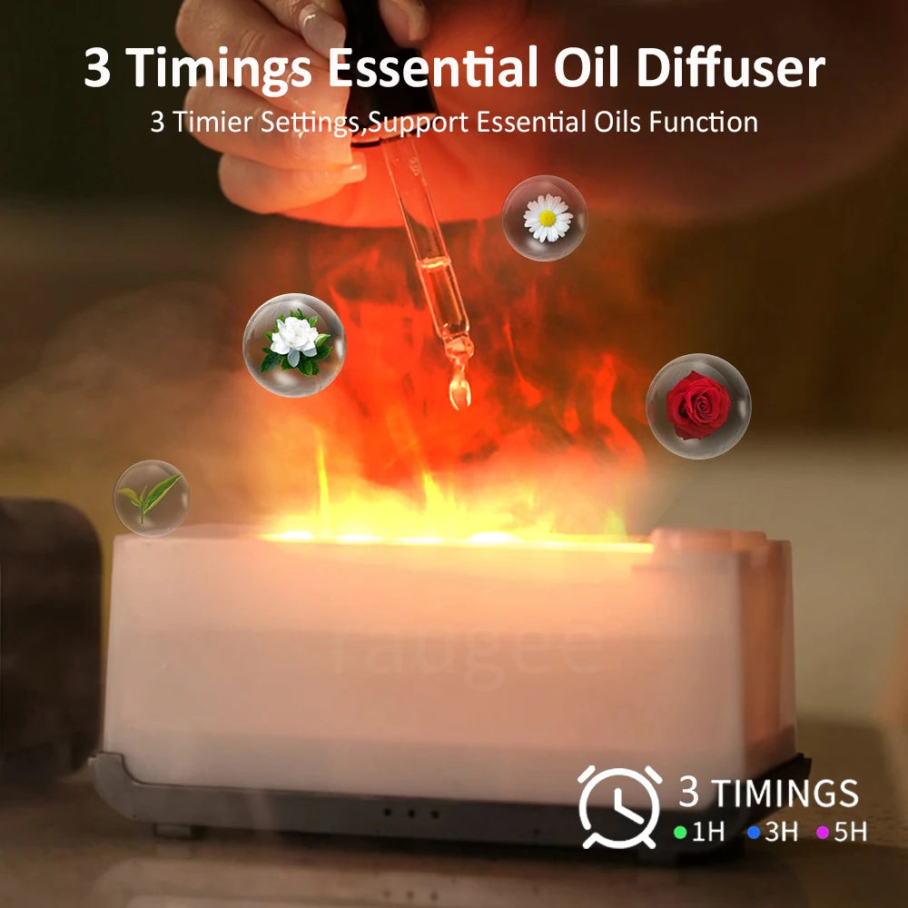 LuminaMist - Compact Flame Effect Aroma Diffuser
