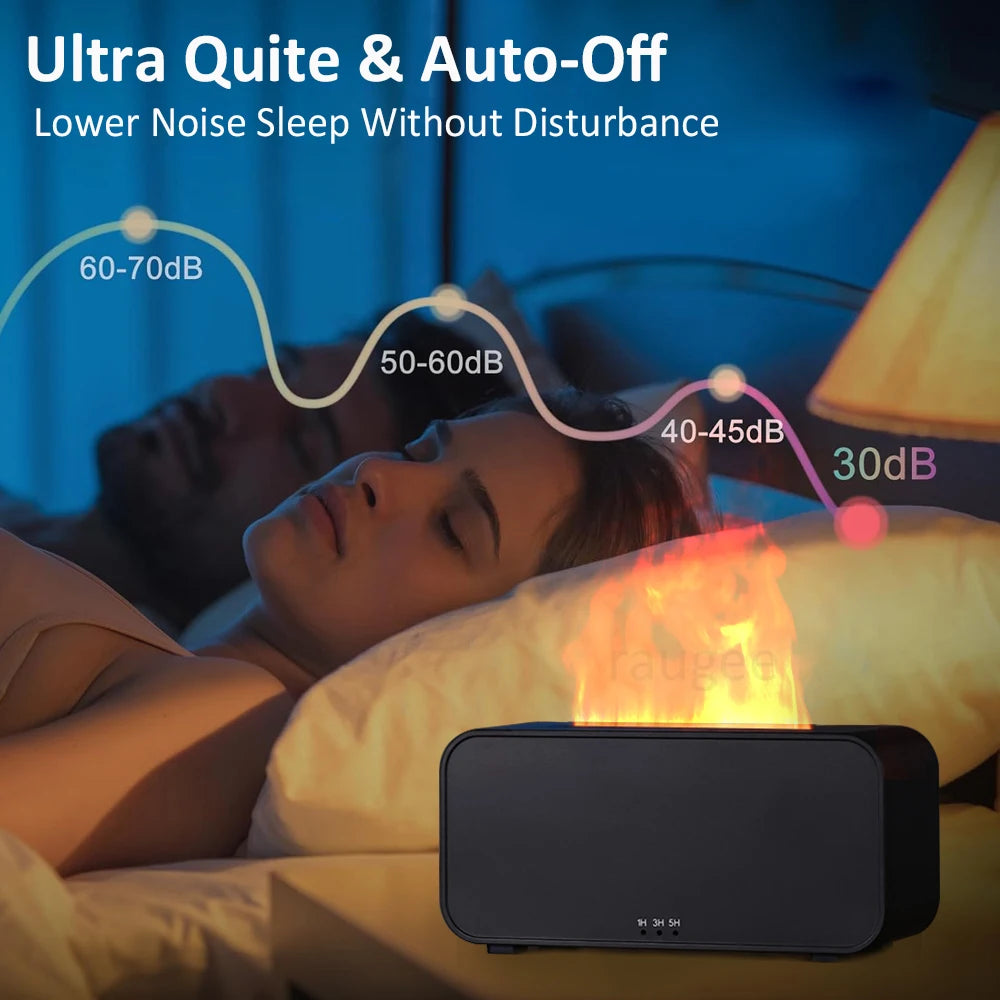 LuminaMist - Compact Flame Effect Aroma Diffuser