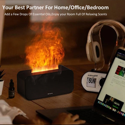 LuminaMist - Compact Flame Effect Aroma Diffuser