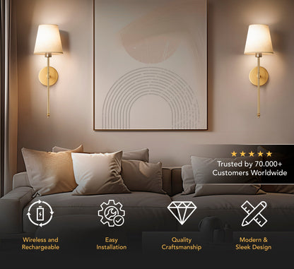 LuminaX - Wireless LED Wall Lamp