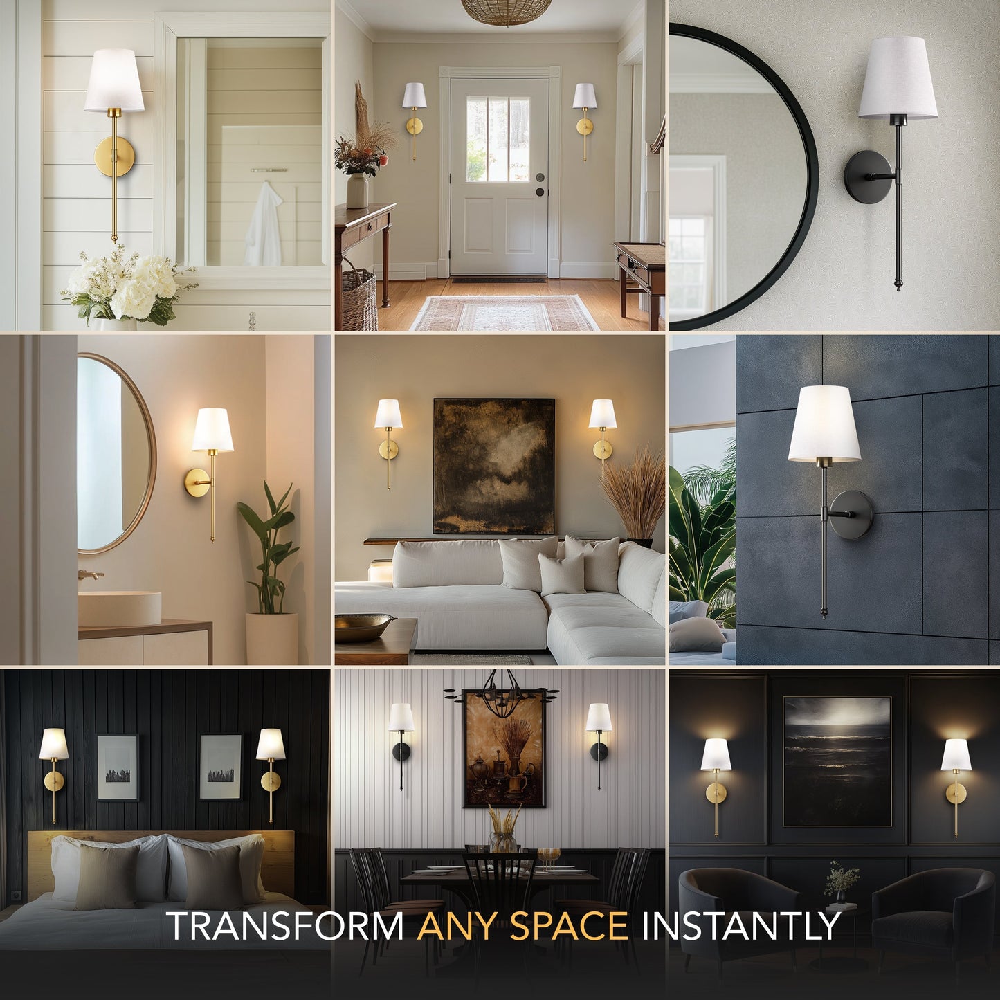 LuminaX - Wireless LED Wall Lamp