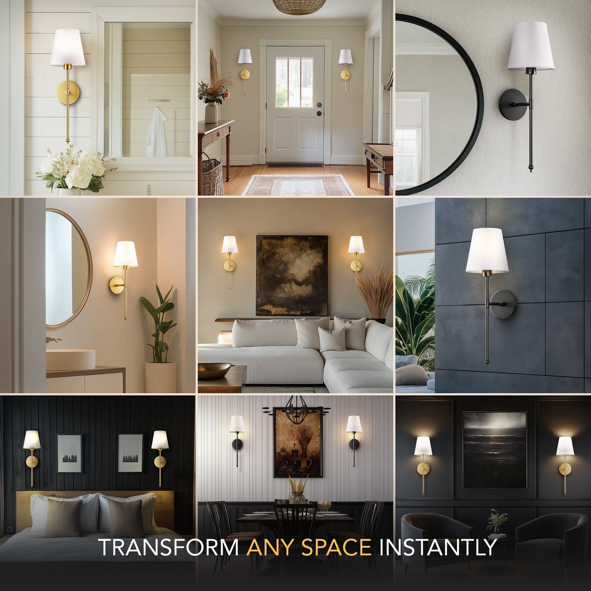 LuminaX - Wireless LED Wall Lamp