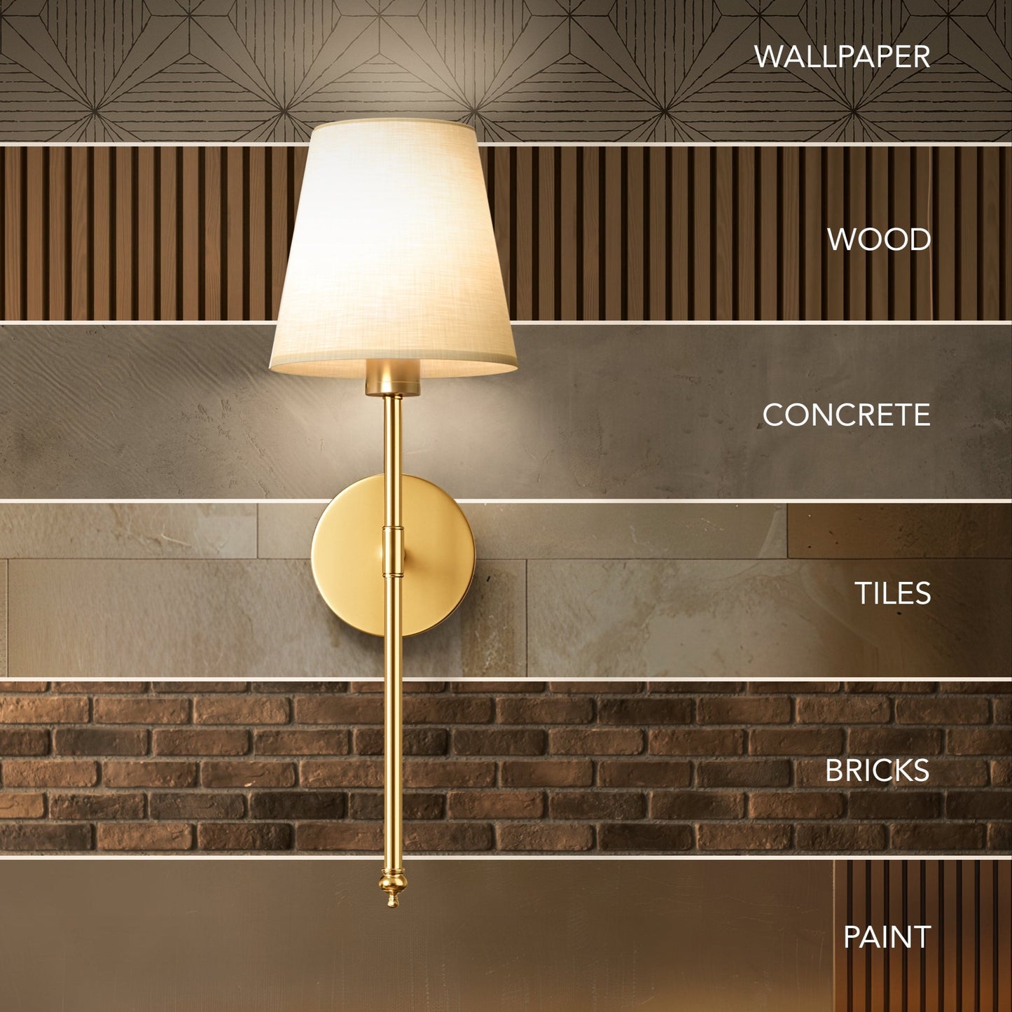 LuminaX - Wireless LED Wall Lamp