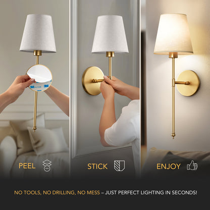 LuminaX - Wireless LED Wall Lamp