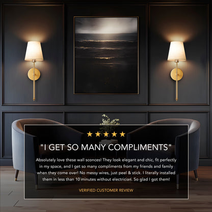 LuminaX - Wireless LED Wall Lamp