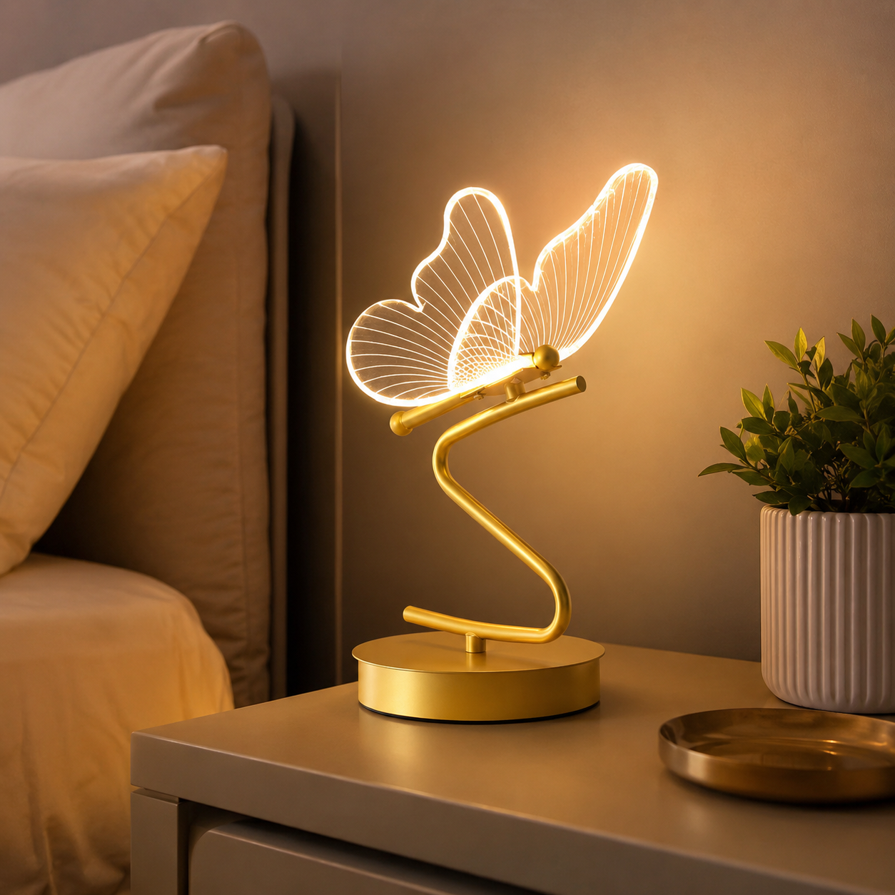 Luminafly - Cordless Butterfly Table Lamp