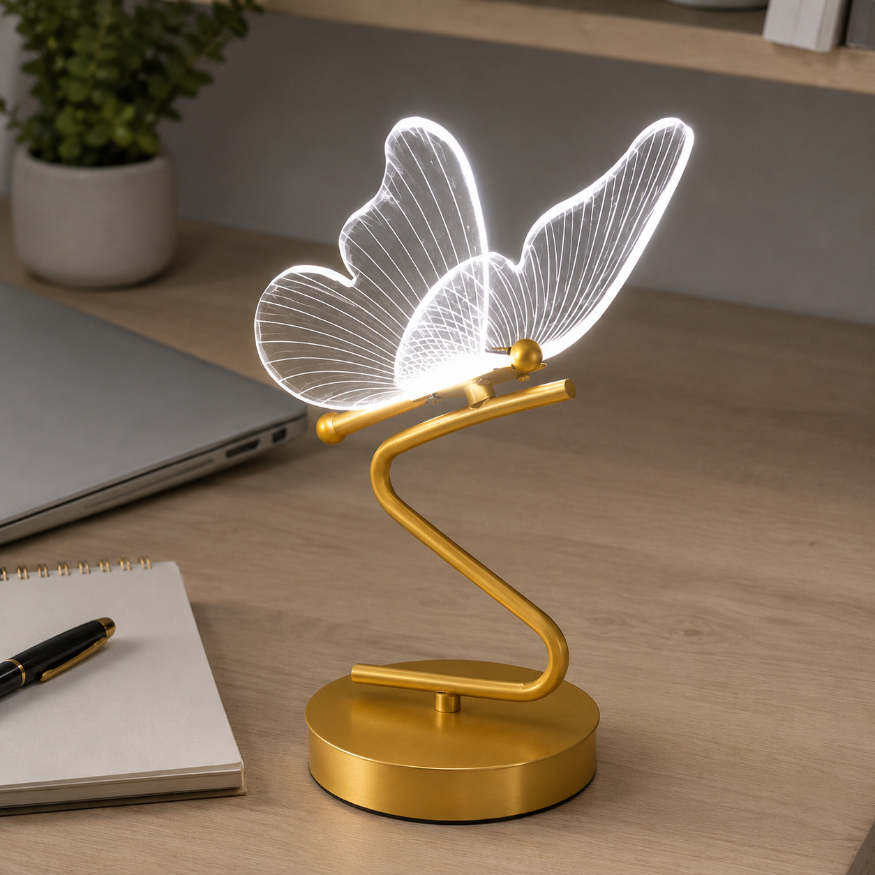 Luminafly - Cordless Butterfly Table Lamp