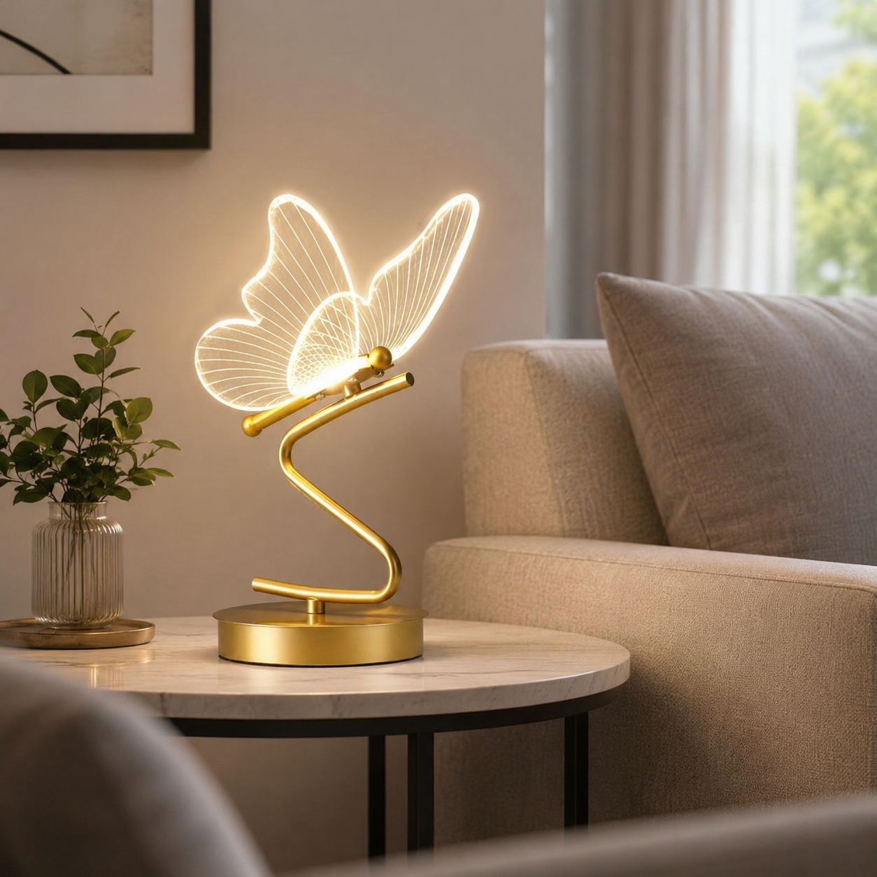 Luminafly - Cordless Butterfly Table Lamp