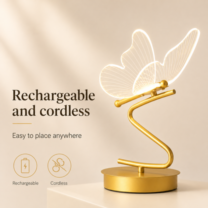 Luminafly - Cordless Butterfly Table Lamp