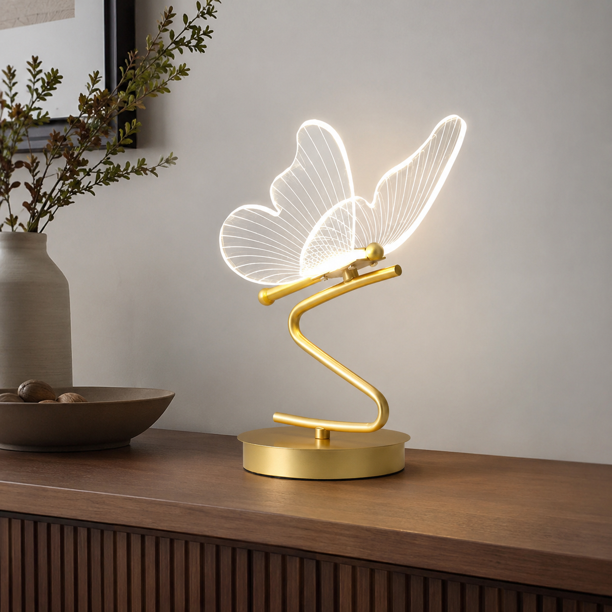 Luminafly - Cordless Butterfly Table Lamp