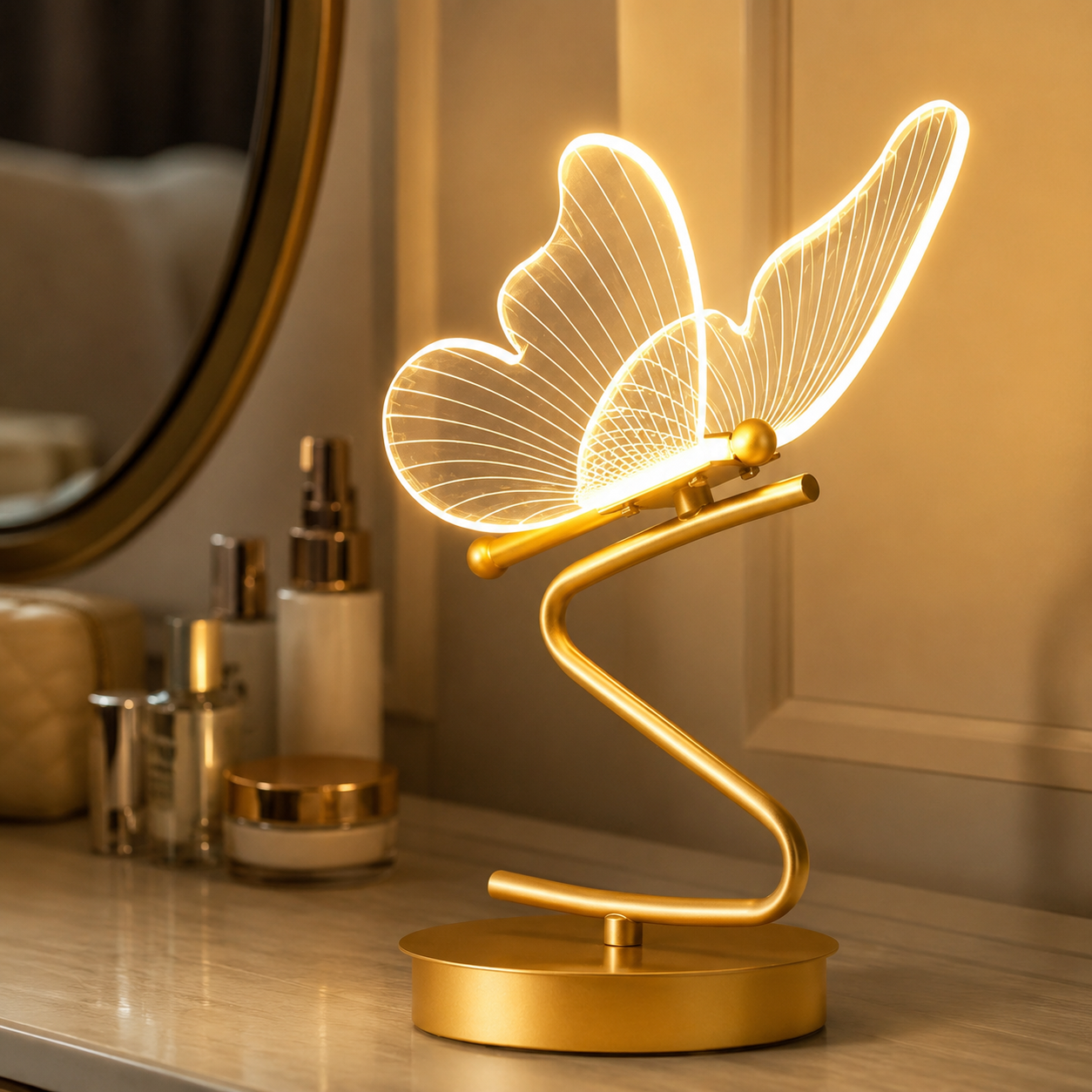 Luminafly - Cordless Butterfly Table Lamp