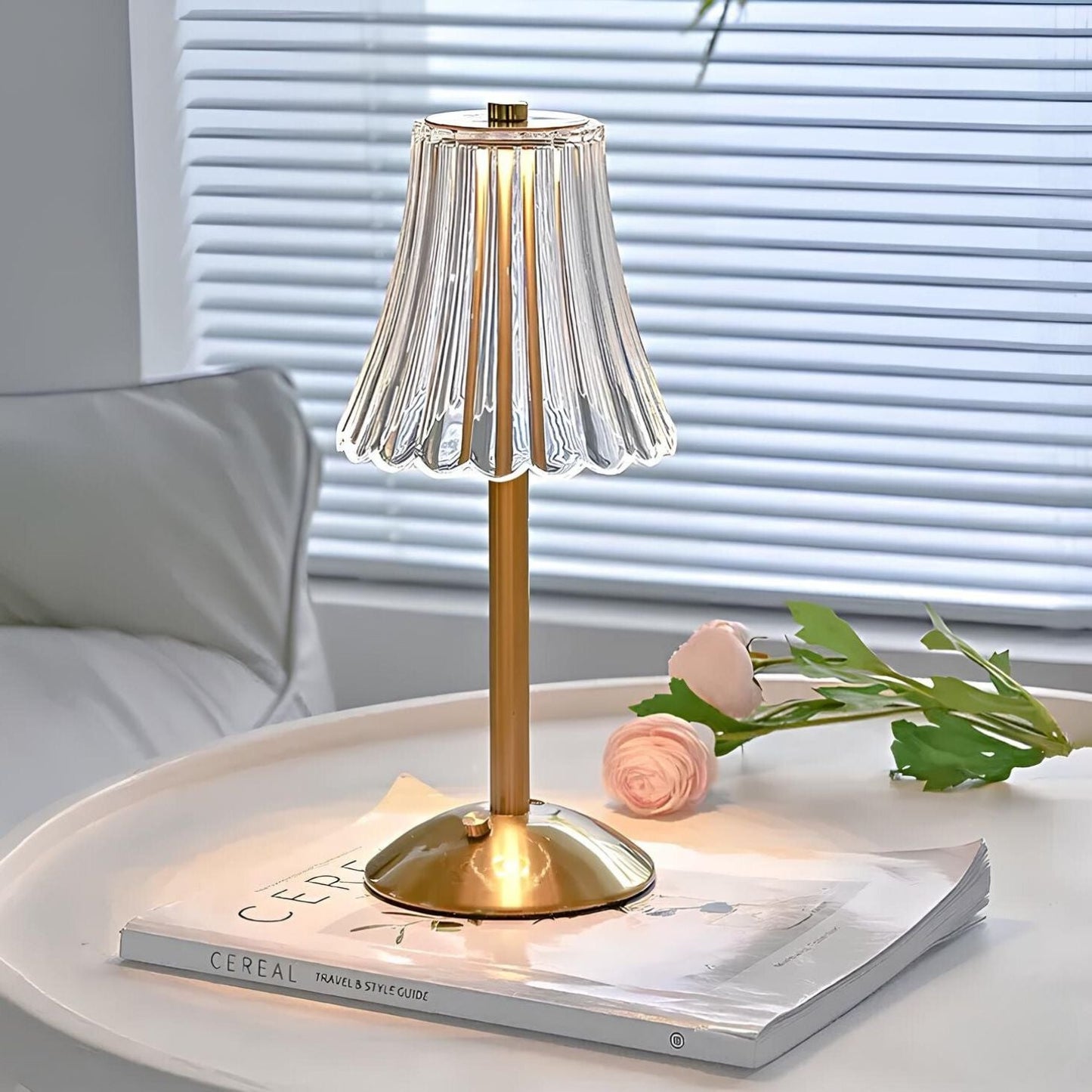Luminia - Cordless LED Nightstand Table Lamp
