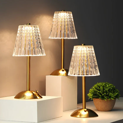 Luminia - Cordless LED Nightstand Table Lamp