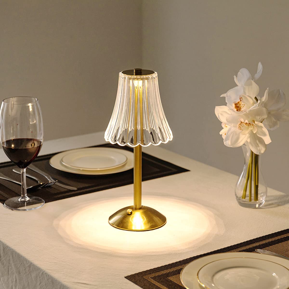 Luminia - Cordless LED Nightstand Table Lamp