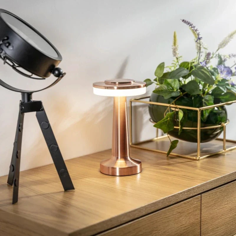 Lumiora - Rechargeable Retro Cordless Table Lamp