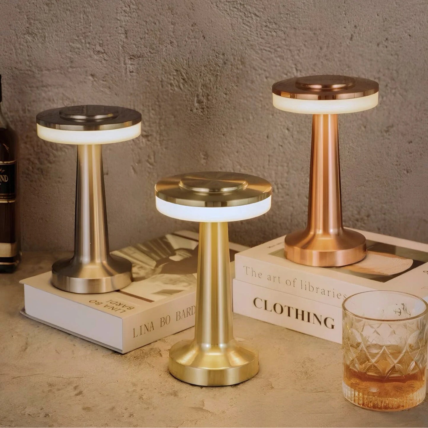 Lumiora - Rechargeable Retro Cordless Table Lamp