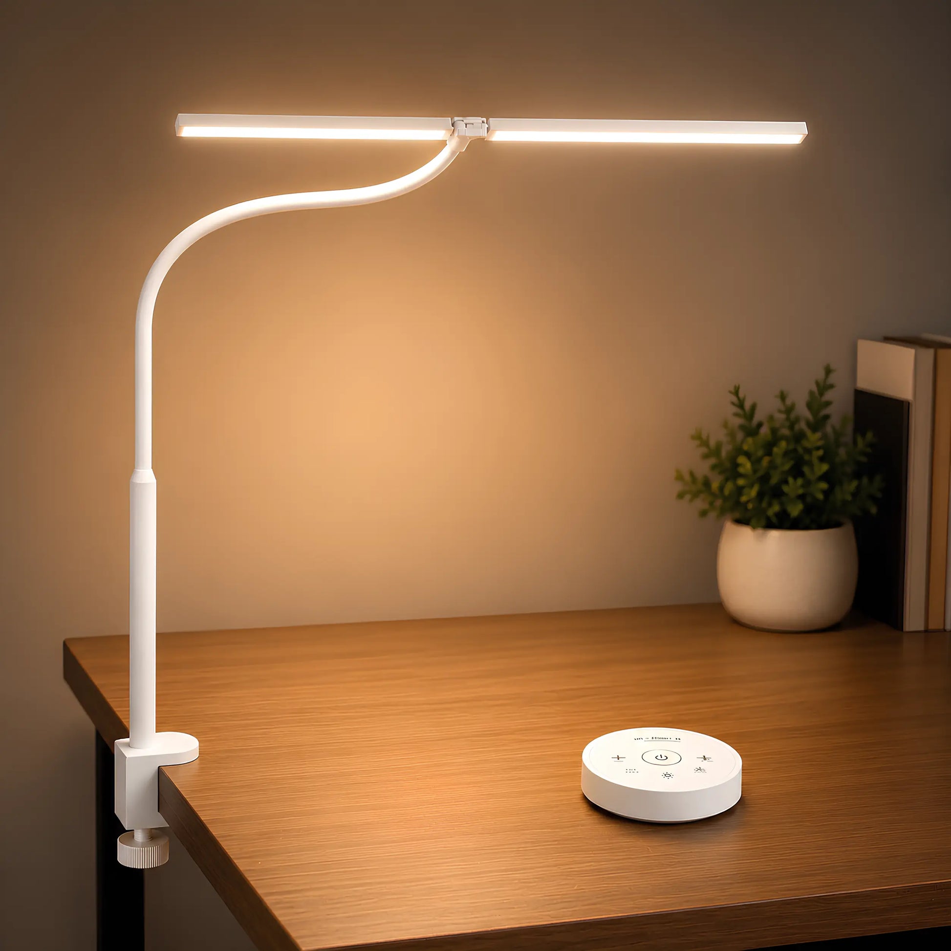 Lumivox - Modern LED Dual Head Desk Lamp