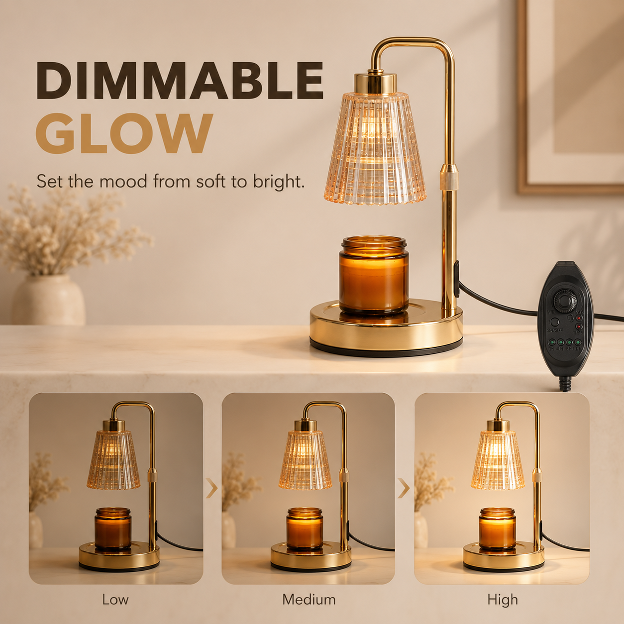 Lumorix - Dimmable Candle Warmer Lamp