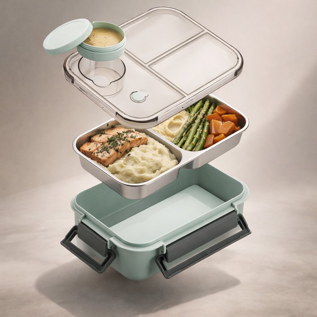 Luncera - Multi-Compartment Bento Lunch Box