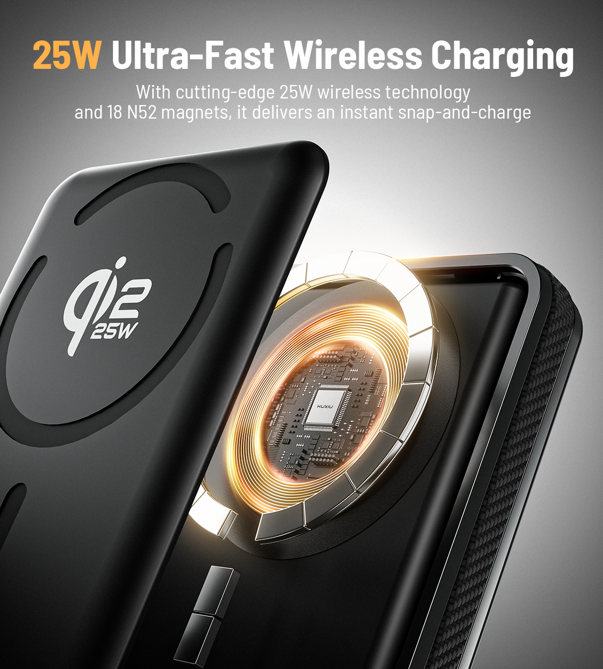 MagCharge - Magnetic Wireless Power Bank