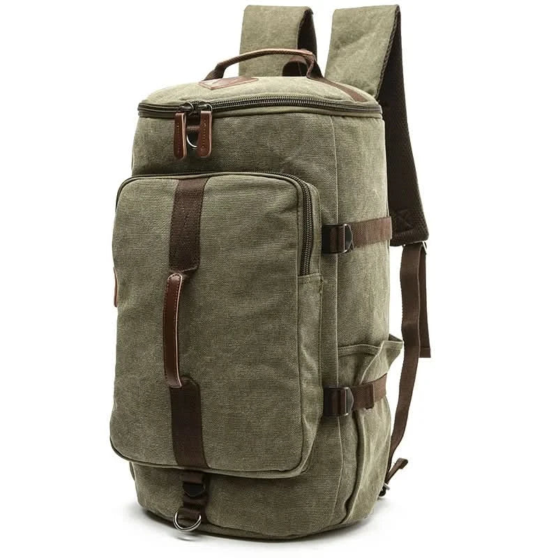 Maverick Duffle Bag | Large Capacity Canvas Gym Bag for Men 10
