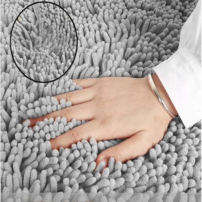 Mavi Bath Mat | Ultra-Absorbent, Non-Slip Chenille Design 1