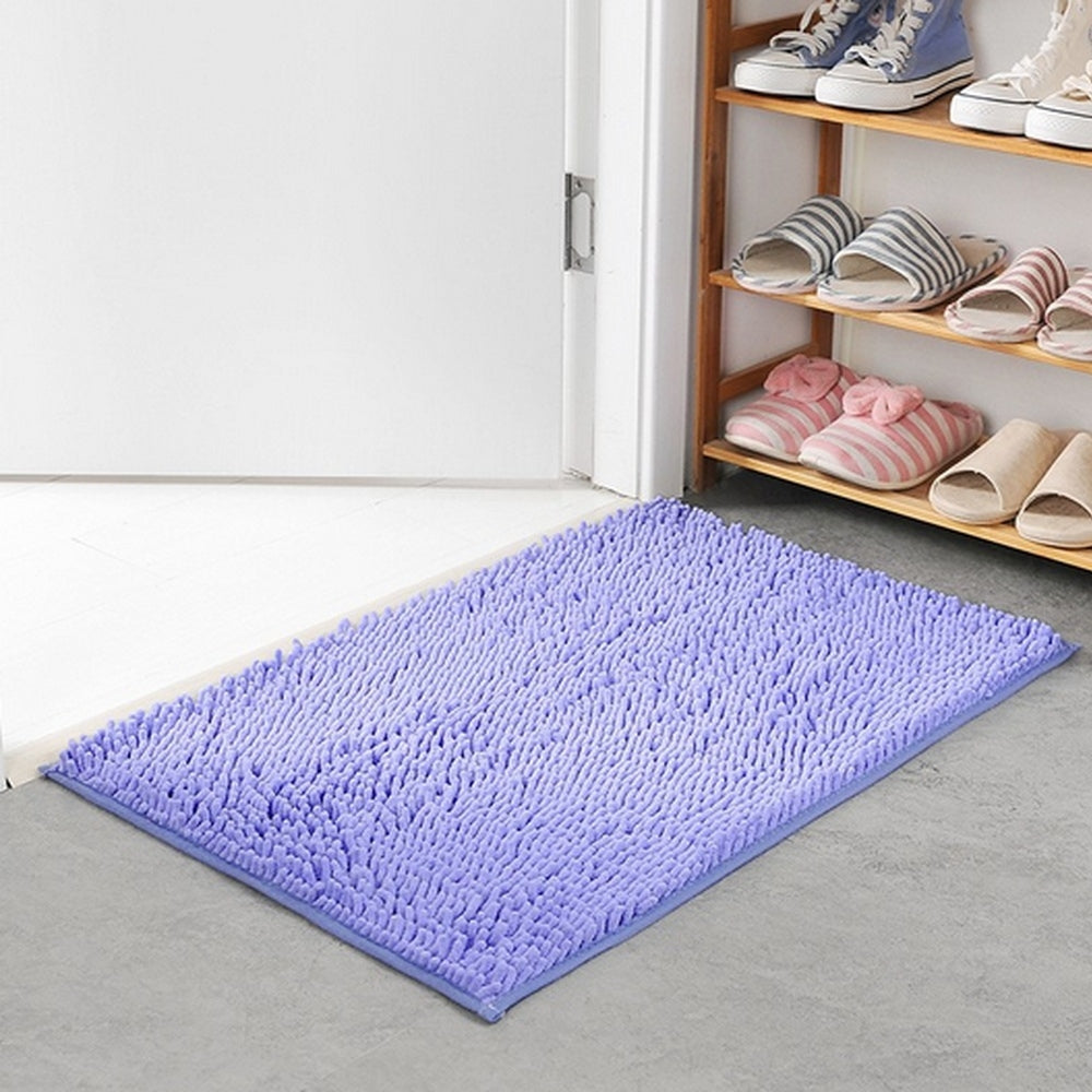 Mavi Bath Mat | Ultra-Absorbent, Non-Slip Chenille Design 3