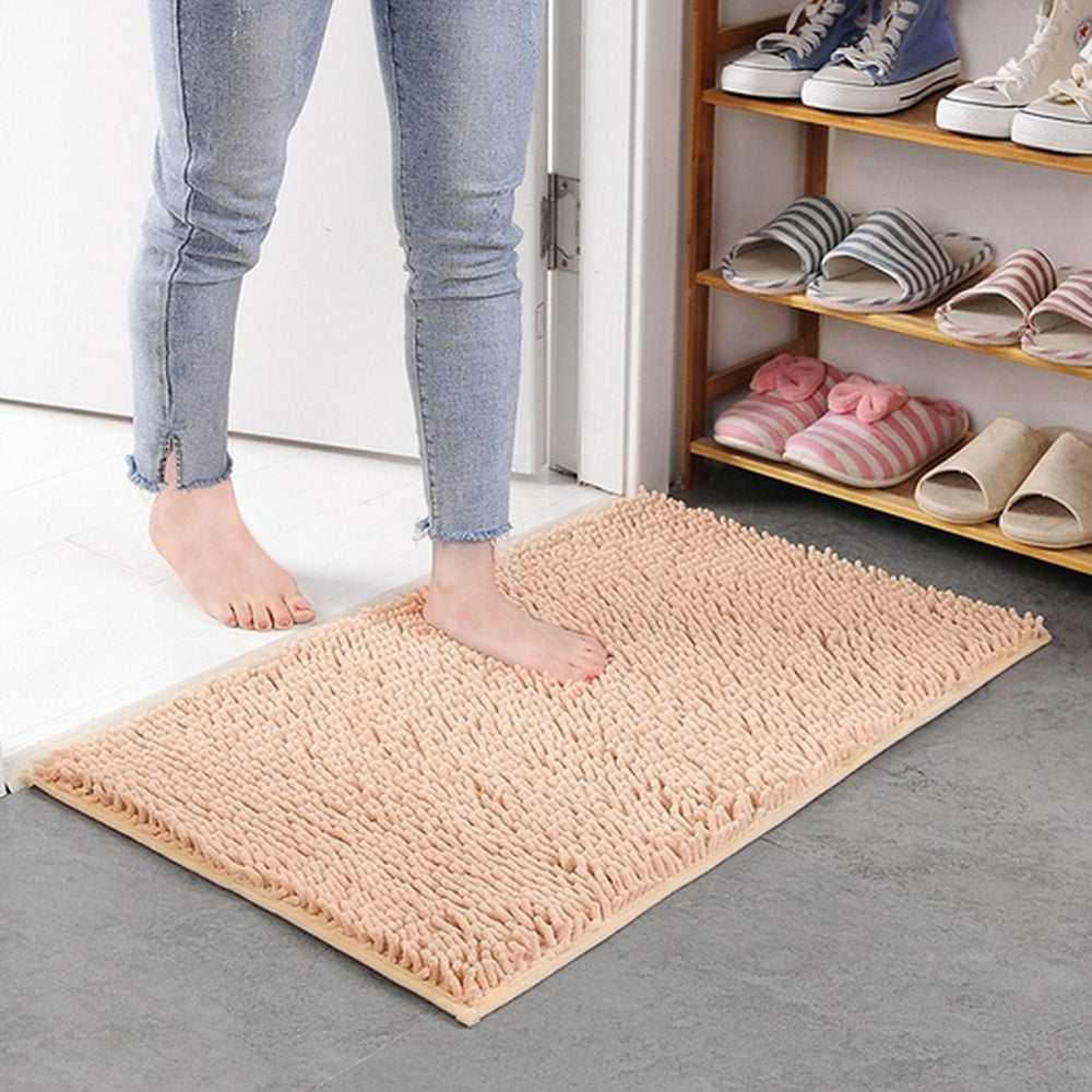 Mavi Bath Mat | Ultra-Absorbent, Non-Slip Chenille Design 7