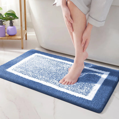 Mira Bath Mat | Soft Microfiber, Non-Slip Design, Machine Washable 0